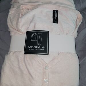 Ambrielle Pink Two-Piece Sleep Set